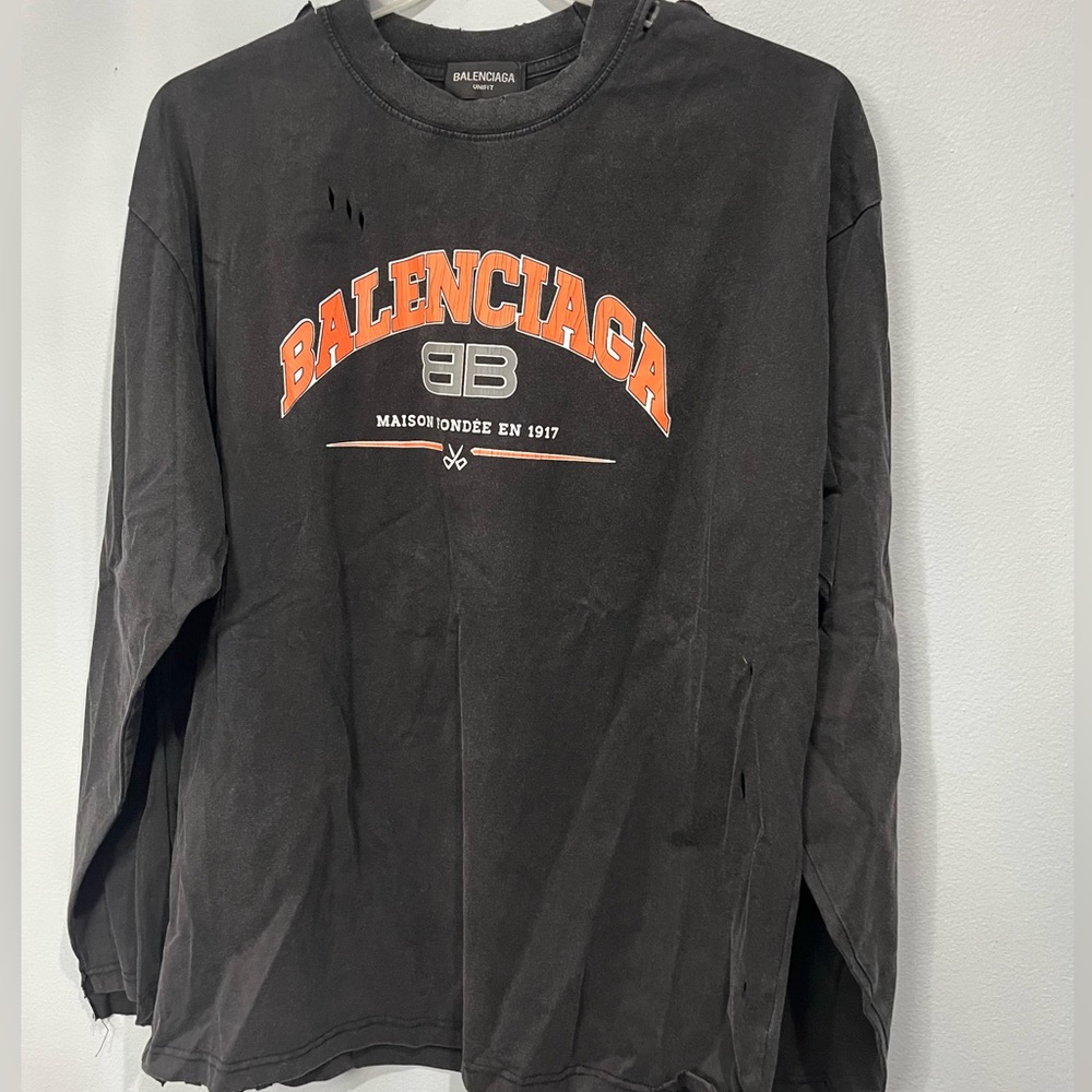 Balenciaga Maison Oversized Long Sleeve